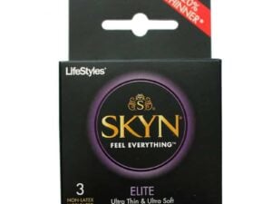LifeStyles SKYN Elite Polyisoprene Condoms - 3 Pack by Paradise Marketing Services (Part #9739)