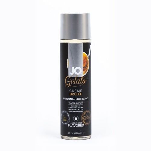 System Jo Gelato Creme Brûlée Flavored Water-Based Lubricant – 4 oz.