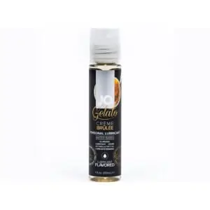 System Jo JO Gelato Creme Brulee Flavored Water-Based Lubricant – 1 oz.