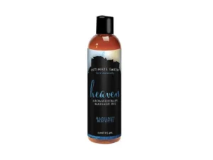 Intimate Earth Heaven Hazelnut Biscotti Massage Oil by New Earth Trading LLC