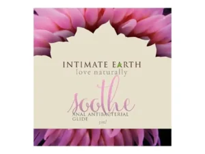 Intimate Earth Soothe Anal Glide 3 ml by New Earth Trading LLC – Paraben-Free Water-Based Lubricant with Guava Bark Extract