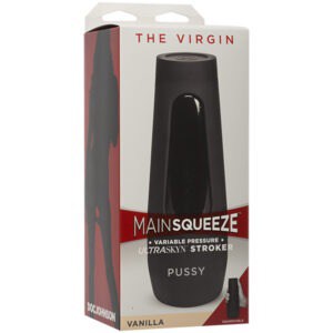 Doc Johnson Main Squeeze - The Virgin Vanilla Textured Masturbator with Realistic Hymen and Adjustable Suction
