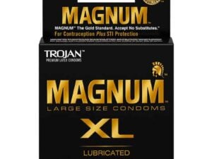 Paradise Marketing Services Trojan Magnum XL Condoms (3 Pack) for Larger Fits and Enhanced Comfort