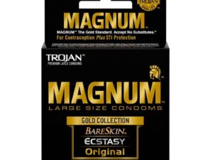 Trojan Magnum Gold Collection 3 Pack by Paradise Marketing Services - Large Size Condoms