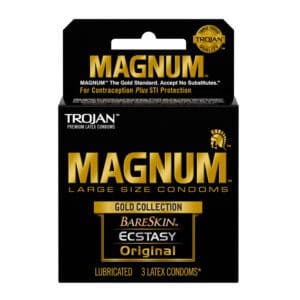 Trojan Magnum Gold Collection 3 Pack by Paradise Marketing Services - Large Size Condoms