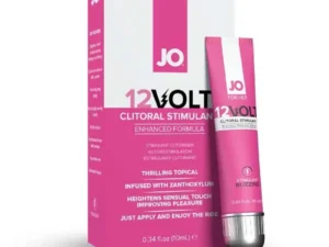 System Jo JO 12 Volt Clitoral Stimulant 0.34 oz. – Intense Tingle and Buzzing Sensation for Enhanced Pleasure