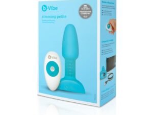 COTR Inc. b-Vibe Rimming Petite Rotating and Vibrating Remote Control Plug in Teal