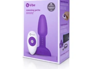 COTR Inc. b-Vibe Rimming Petite Rotating and Vibrating Remote Control Plug Purple