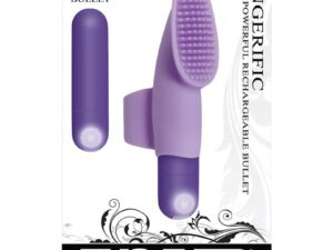 Evolved Fingerific Rechargeable Silicone Finger Vibrator – Purple Part Number EN-RS-2810-2