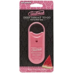Doc Johnson GoodHead Deep Throat Spray To-Go Wild Watermelon 0.33 oz.