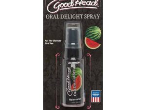 Doc Johnson GoodHead Oral Delight Watermelon Flavored Spray - 1 fl oz