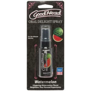 Doc Johnson GoodHead Oral Delight Watermelon Flavored Spray - 1 fl oz