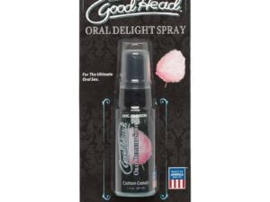 Doc Johnson GoodHead Oral Delight Cotton Candy Spray - 1 fl oz Lickable Flavor
