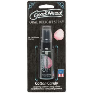 Doc Johnson GoodHead Oral Delight Cotton Candy Spray - 1 fl oz Lickable Flavor