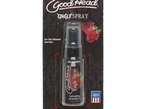 Doc Johnson GoodHead Tingle Spray - Salivating Strawberry, 1 fl oz