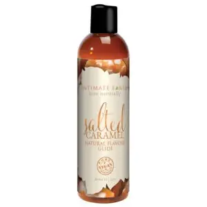 New Earth Trading LLC Intimate Earth Salted Caramel Pleasure Glide 2 oz – Flavored Personal Lubricant
