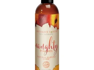 Intimate Earth Naughty Nectarines Natural Flavors Glide – 4 fl oz / 120 mL by New Earth Trading LLC