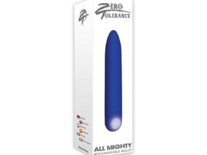 Evolved Zero Tolerance All Mighty Rechargeable Bullet Vibrator - Blue