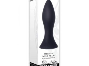 Evolved Mighty Mini Rechargeable Vibrating Silicone Anal Plug - Black