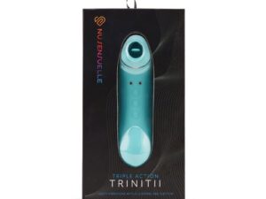 Nu Sensuelle Trinitii 3-in-1 Suction Tongue Vibe by Novel Creations USA Inc. - Electric Blue