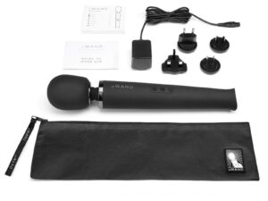 COTR Inc. Le Wand Rechargeable Vibrating Massager Black - Versatile Body-Safe Pleasure Device with 10 Speeds
