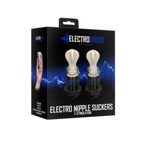 Shots America LLC ElectroShock Remote-Controlled E-Stimulation Nipple Suckers White