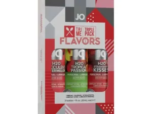 System Jo JO Tri Me Triple Pack Flavors Water-Based Lubricant 3-Pack