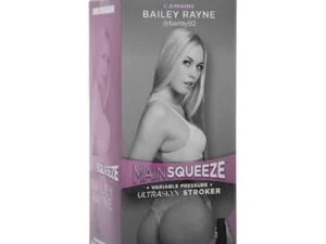 Doc Johnson Main Squeeze Camgirls Bailey Rayne Vanilla - Realistic Variable Pressure Stroker