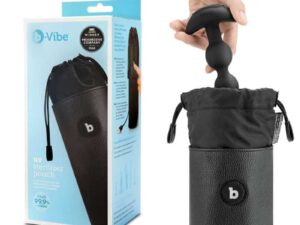 COTR Inc. b-Vibe UV Sterilizer Pouch Black – Portable Germ-Free Sanitizing Bag for Sex Toys, Part BV-017