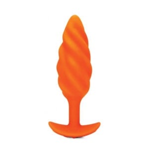COTR Inc. b-Vibe Swirl Rechargeable Vibrating Silicone Textured Anal Plug