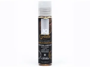System Jo JO Gelato Decadent Double Chocolate Flavored Water-Based Lubricant, 1 oz.