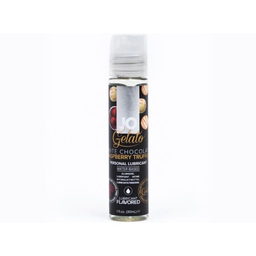 System Jo JO Gelato White Chocolate Raspberry Truffle Water-Based Lubricant - 1 oz.
