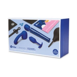 COTR Inc. b-Vibe Anal Massage & Education Set Blue - Versatile Anal and Vaginal Pleasure Kit