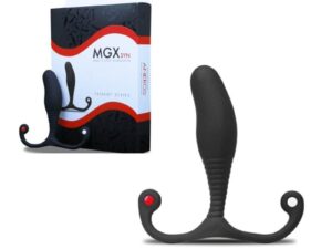 Aneros Trident Series MGX Syn Prostate Stimulator - Innovative Male G-Spot Massager with Velvet Touch Silicone