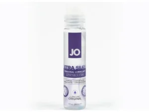 System Jo JO Xtra Silky Silicone Lubricant 1 oz. – Long-Lasting, Moisturizing, Water-Resistant Formula