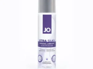 System Jo JO Xtra Silky Silicone Lubricant 4 oz. – Long-Lasting, Moisturizing, Water-Resistant Formula