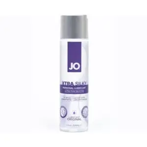 System Jo JO Xtra Silky Silicone Lubricant 4 oz. – Long-Lasting, Moisturizing, Water-Resistant Formula