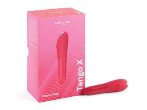 We-Vibe Tango X Rechargeable Silicone Intense Bullet Vibrator Cherry Red