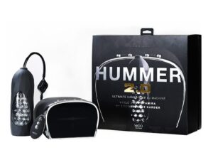 Savvy Co. Vedo Hummer 2.0 – Adjustable Suction and Vibrating Masturbation Machine with Textured Sleeve