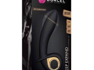 Lovely Planet USA Dorcel Deep Expand Rechargeable Silicone Inflating Vibrator – Black