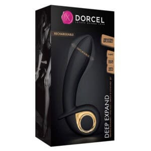 Lovely Planet USA Dorcel Deep Expand Rechargeable Silicone Inflating Vibrator – Black