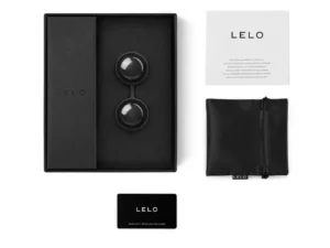Lelo Beads Noir Kegel Balls Set - Black, Sensual Pleasure for Strengthening and Foreplay