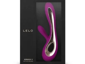 LELO Soraya 2 Rechargeable Rabbit Vibrator Deep Rose - Dual-Stimulation Clitoral and G-Spot Massager