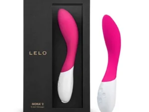 LELO MONA 2 Rechargeable G-Spot Vibrator Cerise - Powerful, Ergonomic Pleasure