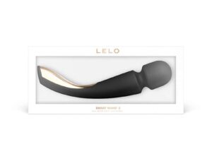 LELO Smart Wand 2 Large Rechargeable Wand Vibrator - Black