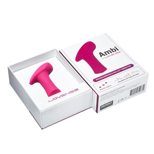 Lovense Ambi Bluetooth Programmable Bullet Vibrator – Powerful, Waterproof, App-Controlled for Solo or Couples Use