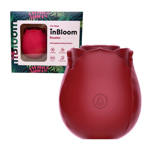 TheVibed inBloom Rosales Sucking Vibrator with 10-Function Air Pulsation