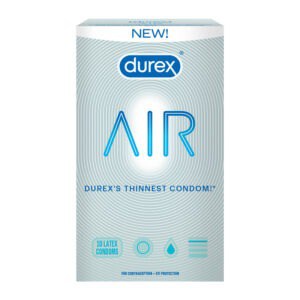 Durex Air Ultra Thin Condom Pack of 10 by Paradise Marketing Services - Maximum Sensitivity and Protection