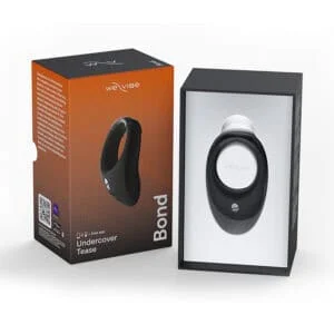 We-Vibe Bond Rechargeable Wearable Stimulation Ring - Charcoal Black