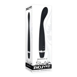 Evolved Skinny G Rechargeable Silicone G-Spot Vibrator by Evolved (Part No. EN-RS-8683-2)